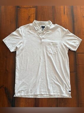 Good Man Brand Cream Short Sleeve Polo Shirt
